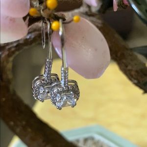 Vintage 925 CZ earrings